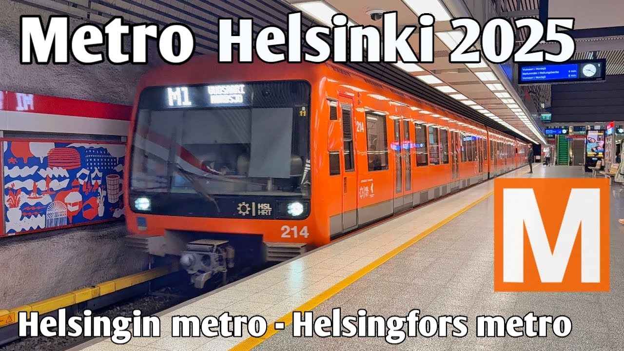Metro Helsinki - Helsingin metro - Helsingfors metro | Helsinki 2025 🇫🇮