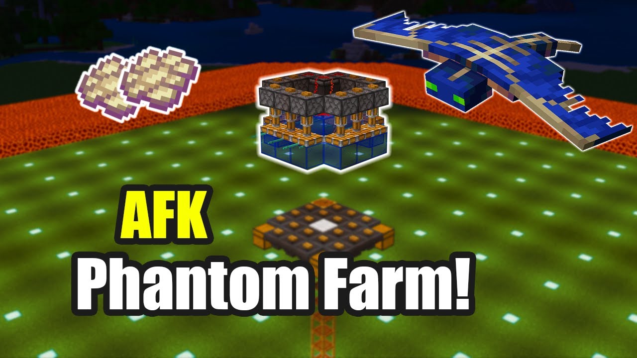 AFK PHANTOM FARM! |Minecraft Bedrock 1.19+| [Tutorial]