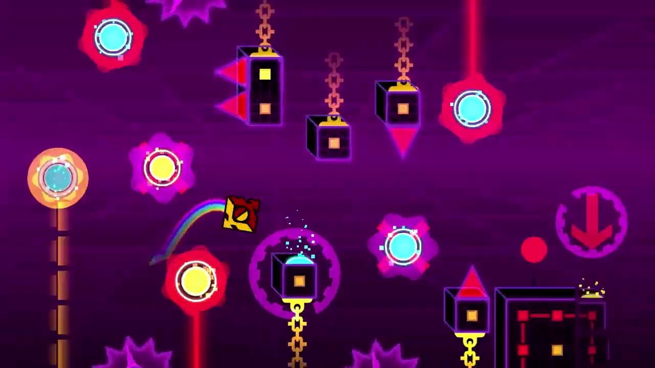 Geometry Dash Theory Of Everything 2 (Full coins) gameplay