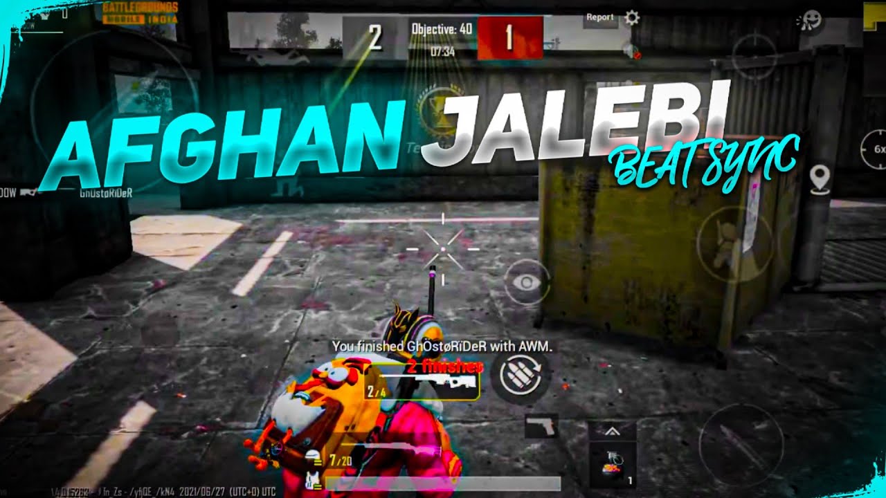 AFGHAN JALEBI - Beat Sync Montage || Hindi Song BGMI Montage || Fist Montage ||