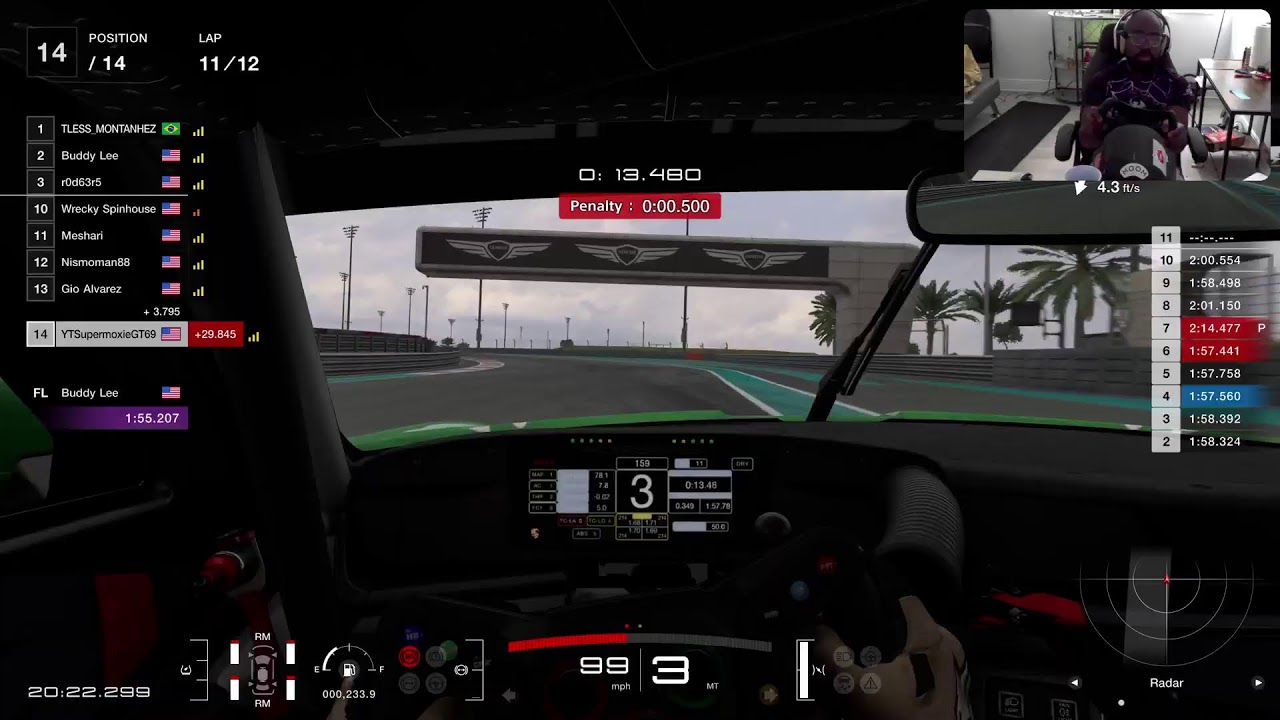 Daily racing around Marina Bay on Gran Turismo 7