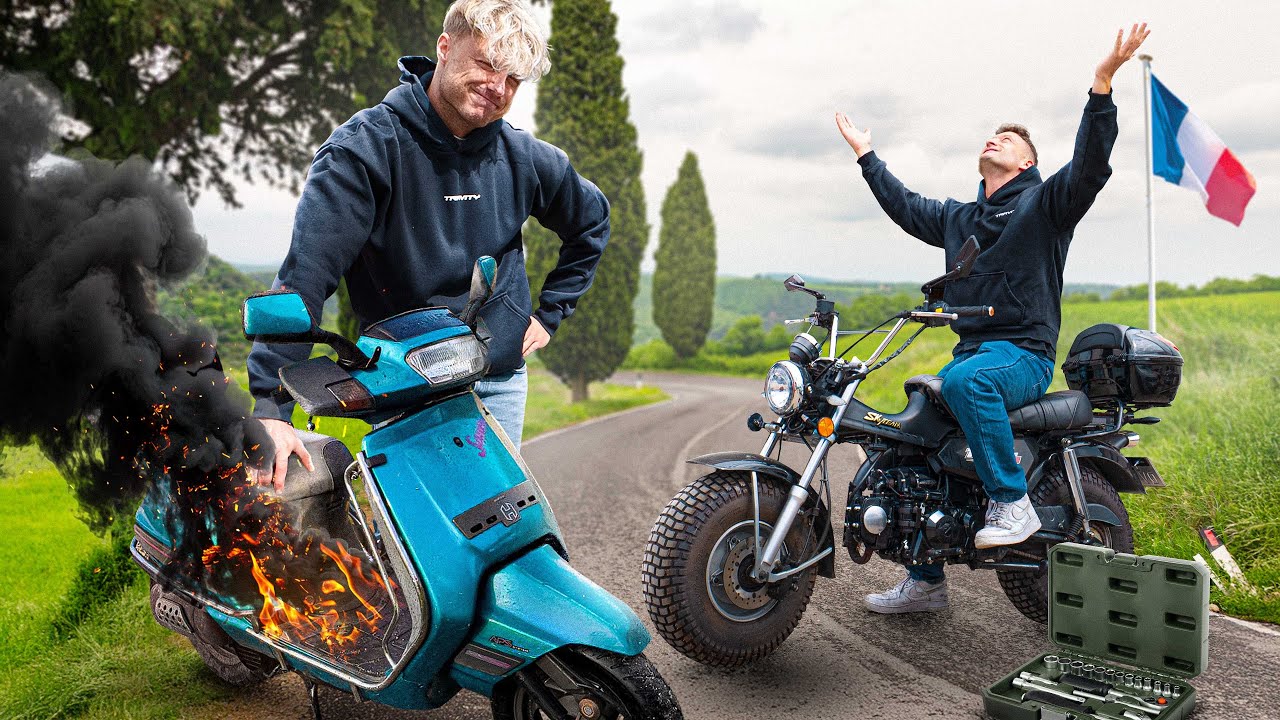 2200km von Berlin nach Malle: Neuer Roller kaputt | Folge 4