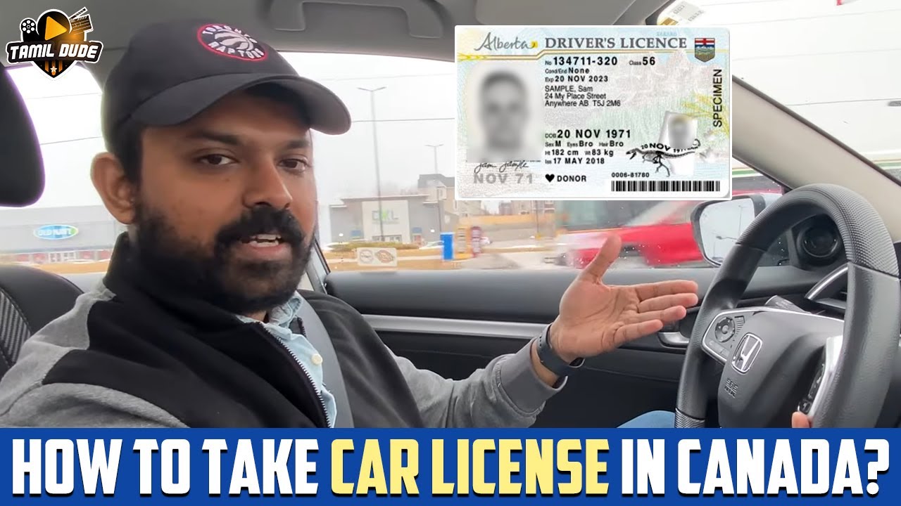 How to take Car license in Canada? | Process of taking license | Tamil Dude