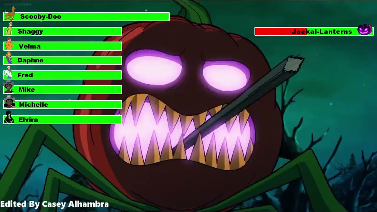 Happy Halloween, Scooby-Doo! (2020) Final Battle with healthbars