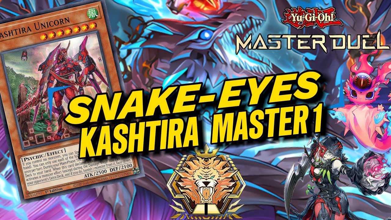 SNAKE-EYES KASHTIRA MASTER 1 | 75% WINRATE ! Replays + Decklist [ Yu-Gi-Oh Master Duel ]