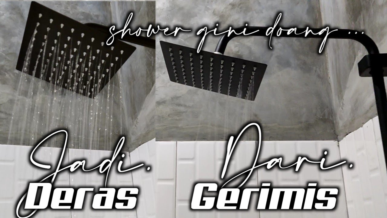 ⭕Shower Pelan jadi Deras 🔴🔴🔴 cara simple dan Murah