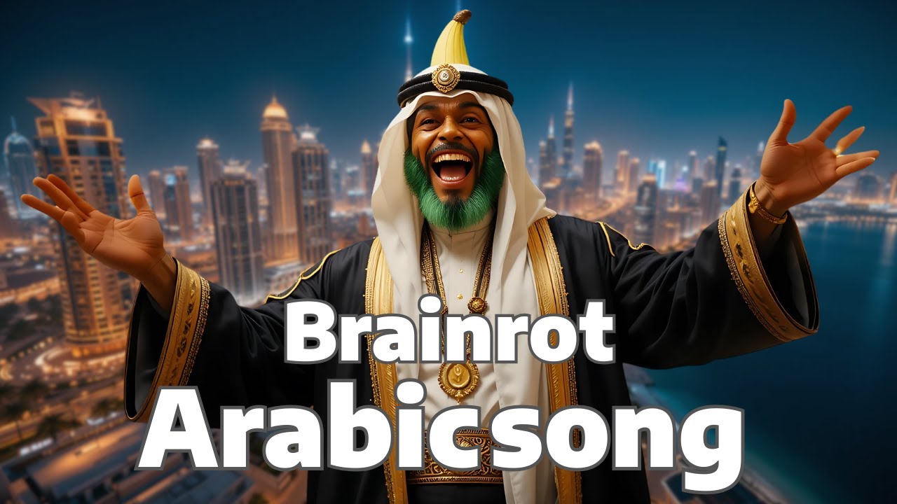 Brainrot Arabic Dance & Rap | Goofy Meme Transformation 2025 (Full Version)
