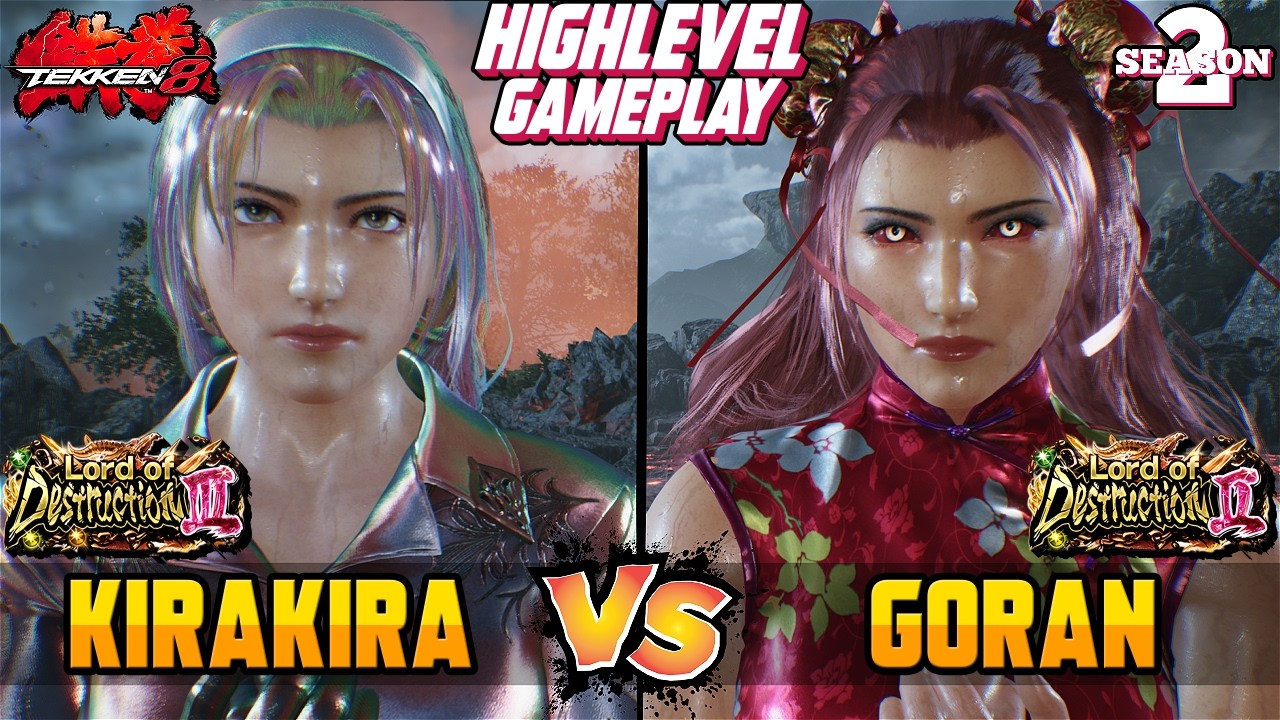 T8 – KIRAKIRA (Jun Kazama) vs GORAN (Jun Kazama) – Tekken 8 High Level Gameplay