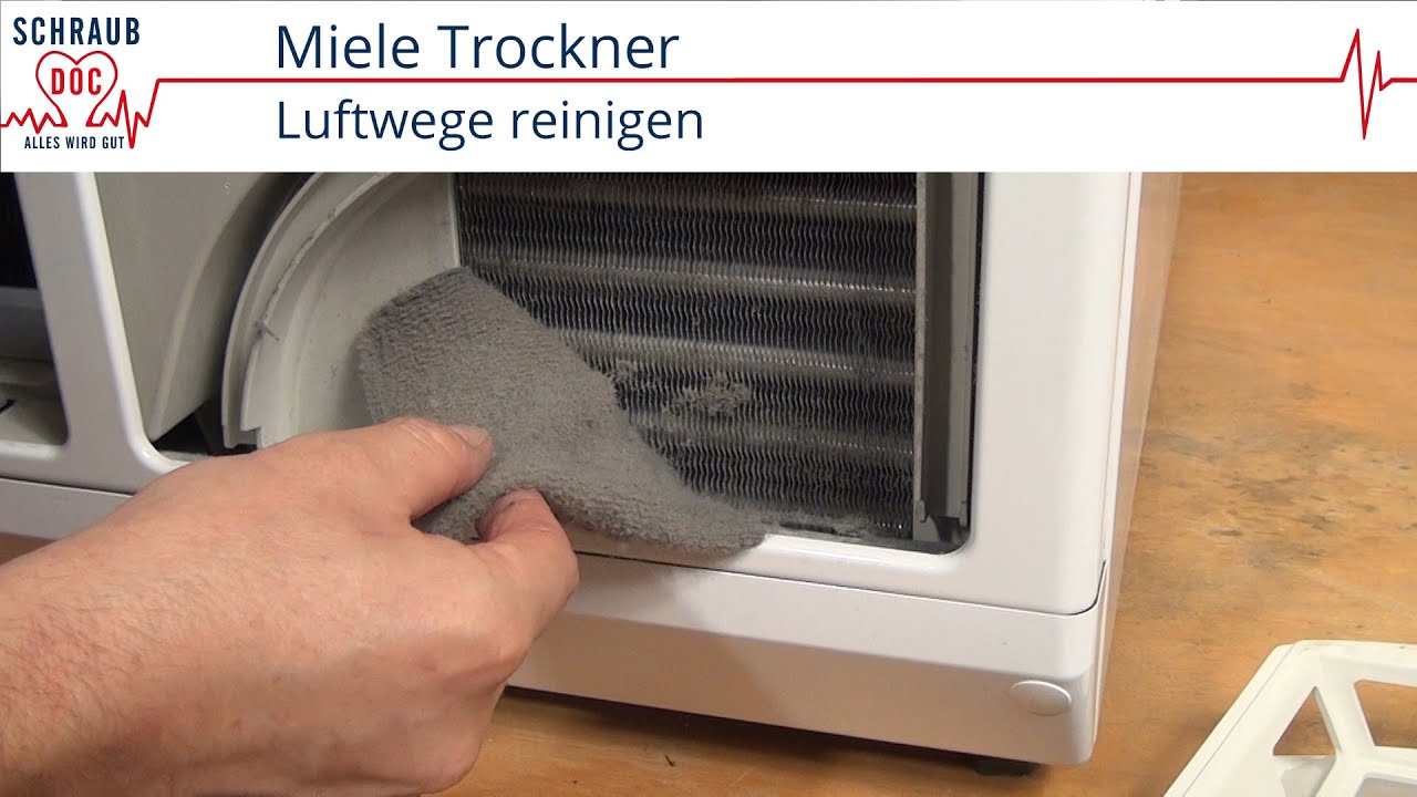 Miele Trockner - Luftwege reinigen