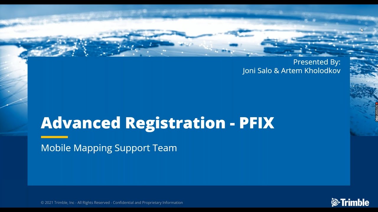 Webinar: Mobile Mapping | Advanced Data Registration - Part 1: Position Fixes