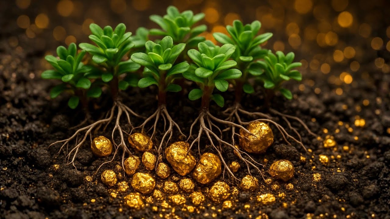 ¡La planta que revela oro! ¡Los buscadores de oro no quieren que lo sepas!