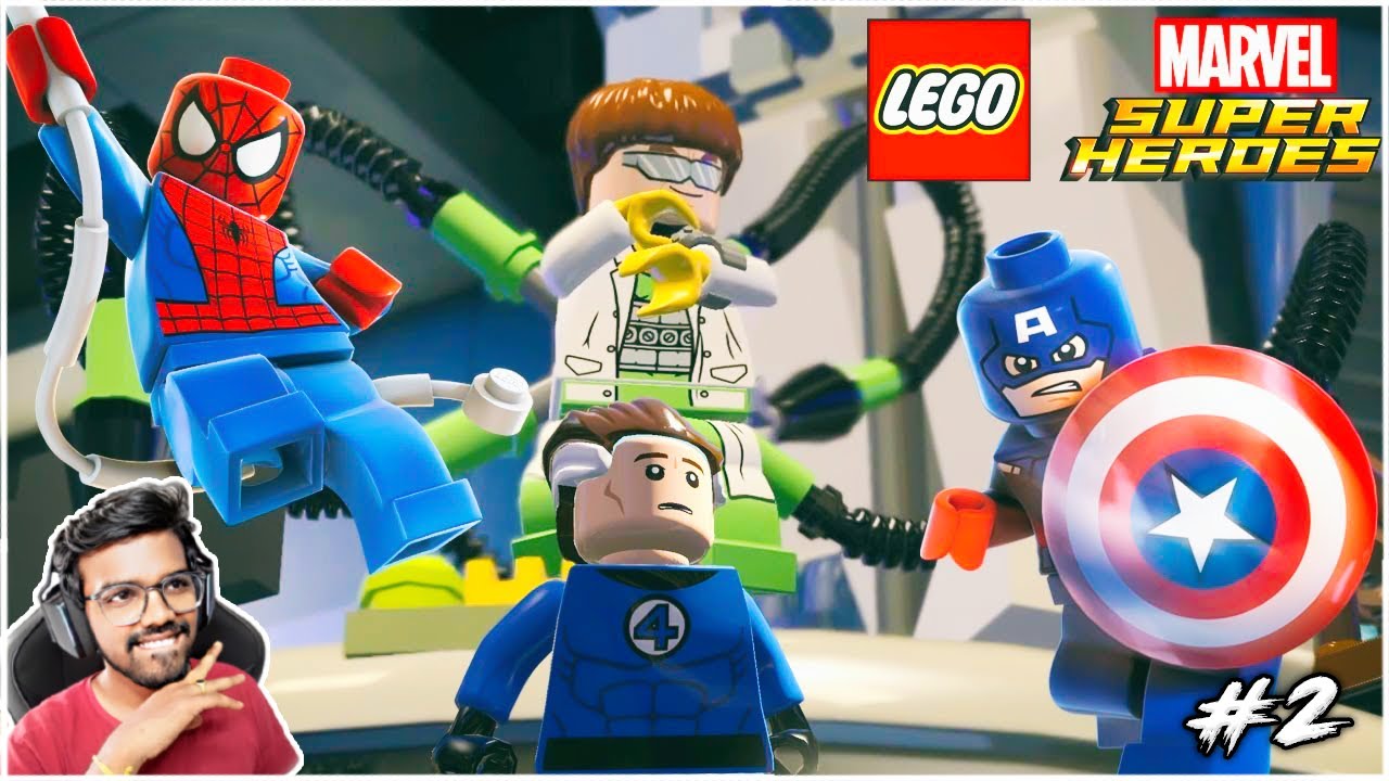 Doctor Octopus Boss Fight 😱 | LEGO Marvel Super Heroes | Ep 2 | in Telugu