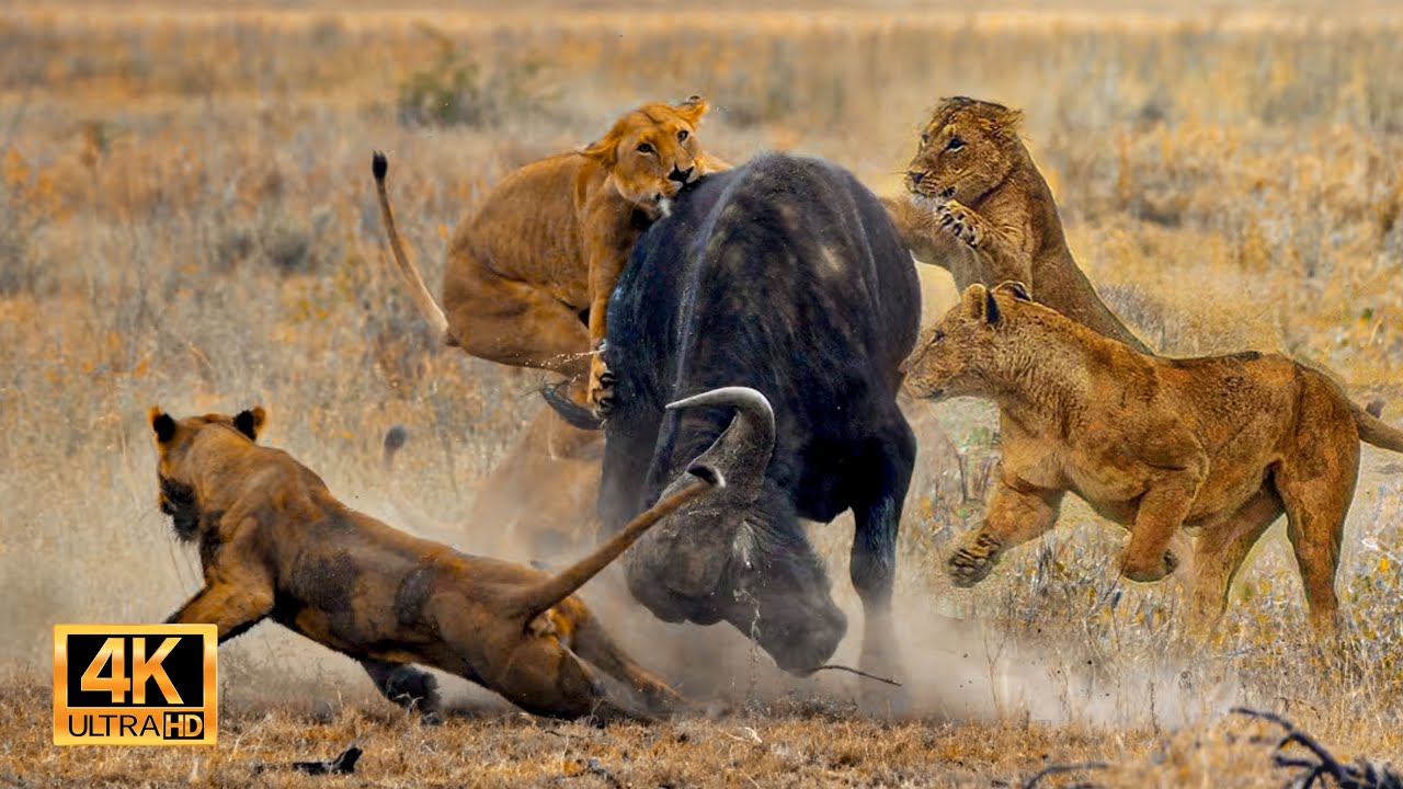 SUD&Aacute;FRICA - La feroz lucha por la supervivencia de los leones #animalessalvajes  | NATUREZA VIDA