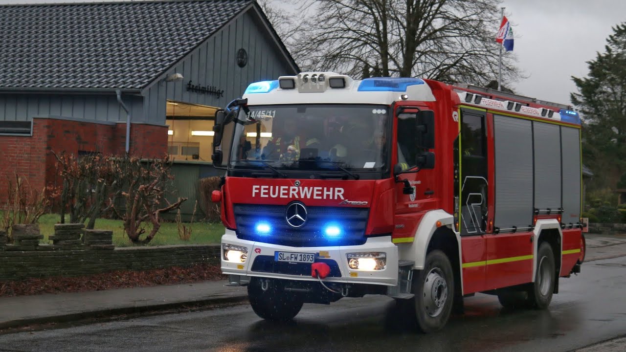 Alarmierung + Anfahrt + Ausrücken - HLF 10 | TSF-W [ Feuerwehr Neuberend ]