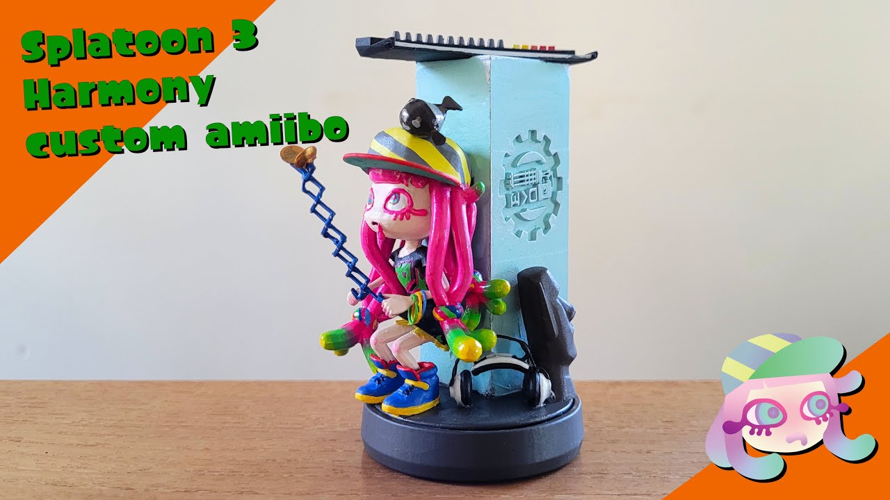 "FINALLY!" Splatoon 3 - Harmony | Custom Amiibo
