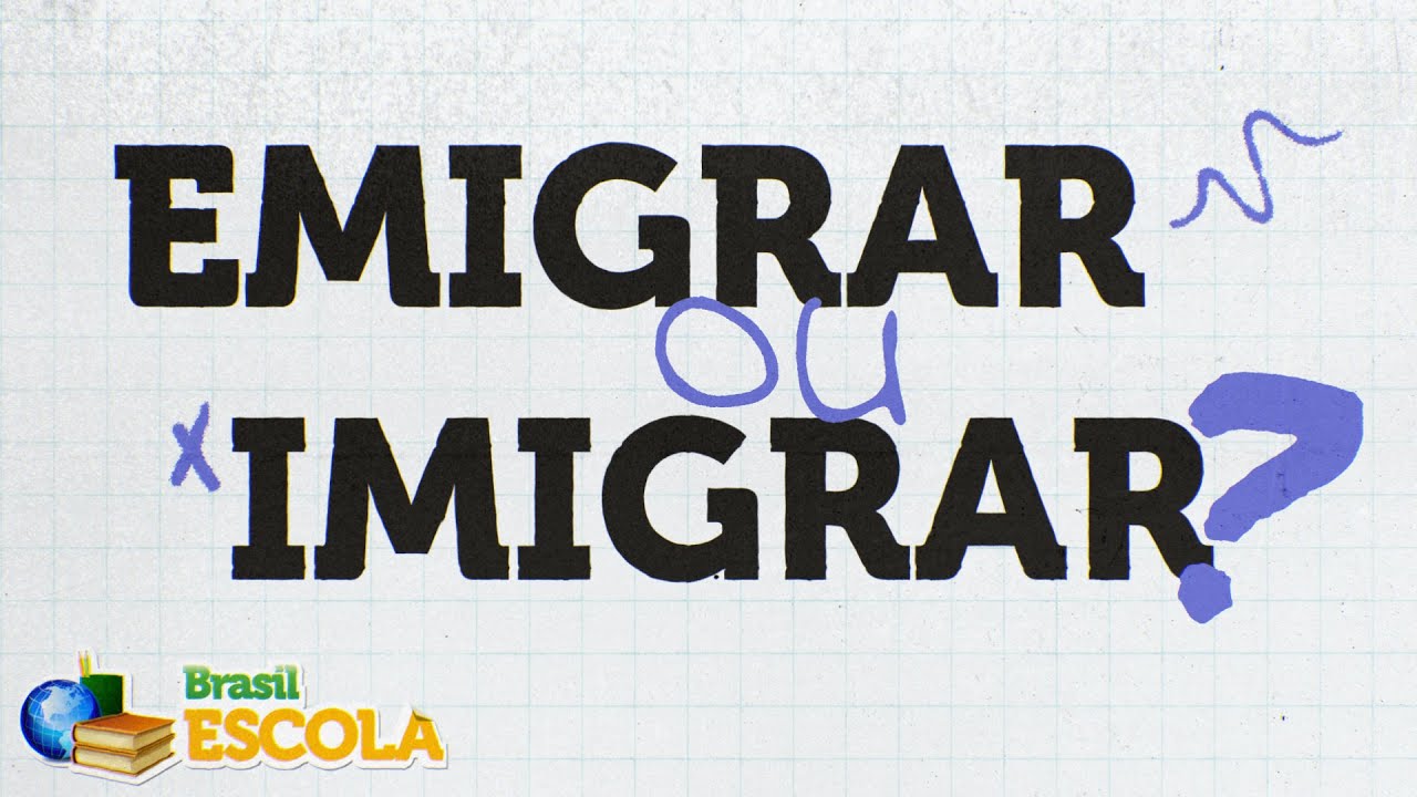 Emigrar e imigrar - Brasil Escola