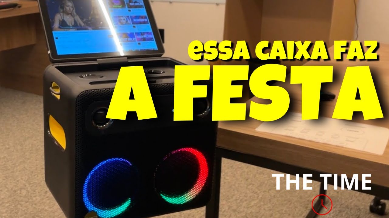 Testamos a Joog X2: Caixa de Som com 600W, Tela e 2 Microfones!