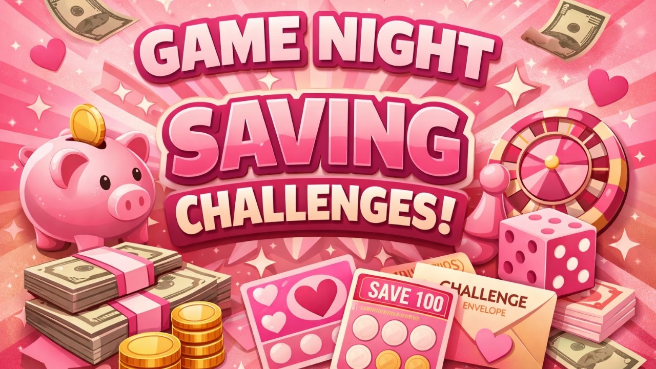 Game Night Saving Challenges! 🎲💖 Cash Stuffing, Dice Games & Fun Ways to Save Money 💰✨
