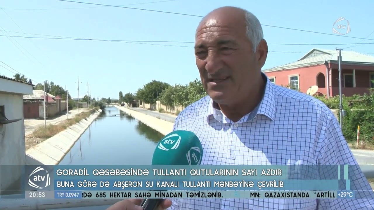 Goradil qəsəbəsində tullantı qutularının sayı azdır