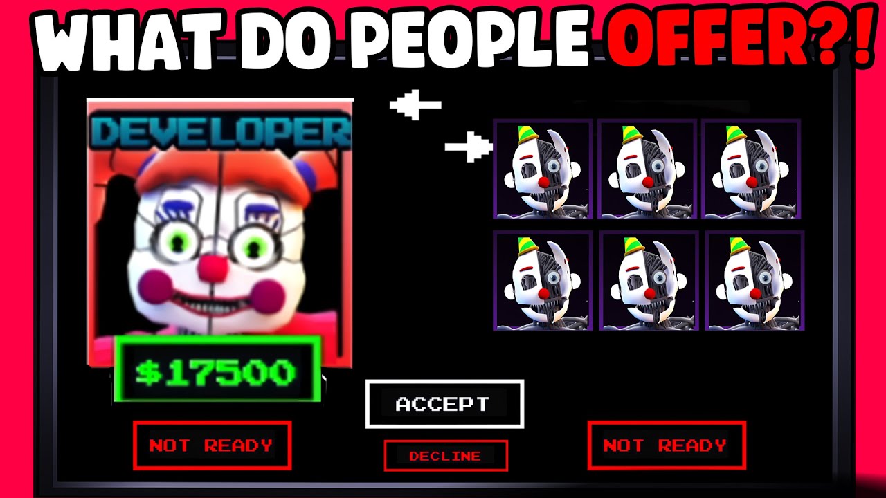 What Do People Offer For Developer Only Unit?! (Five Nights TD)