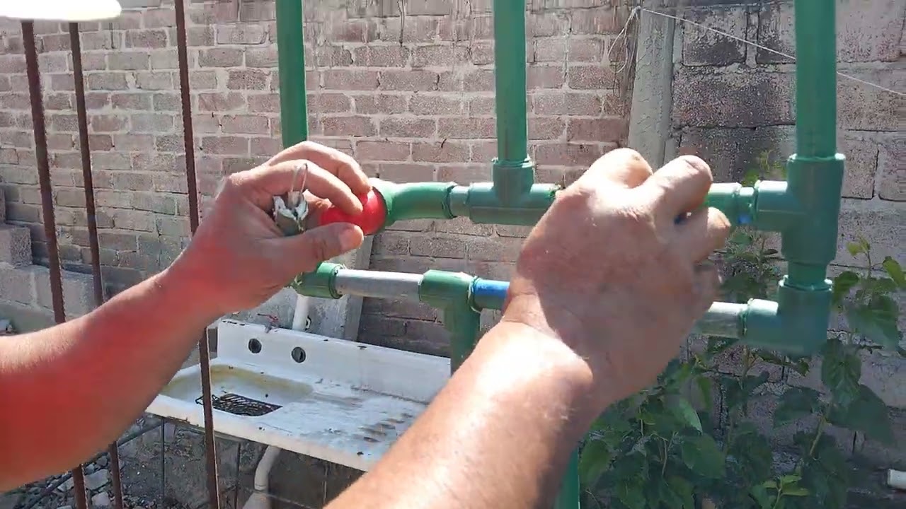 Recuperacion de material e instalación de baño y cocina con PPR o tubo plus