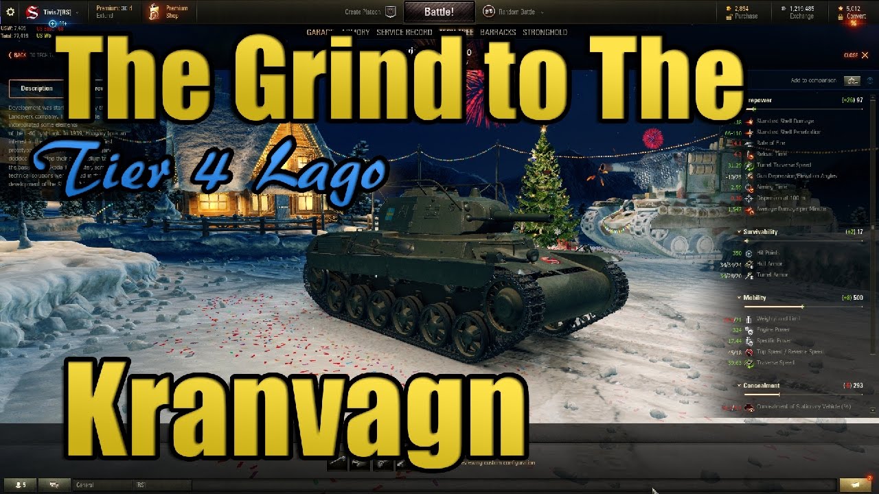 Road to the Kranvagn - The Tier 4 Lago