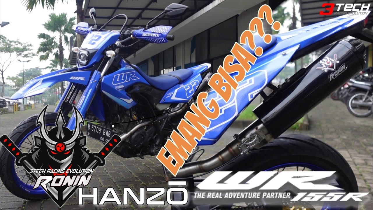 EMANG BISA RONIN HANZO DIPASANG DI YAMAHA WR155R??? #3techracingevolution