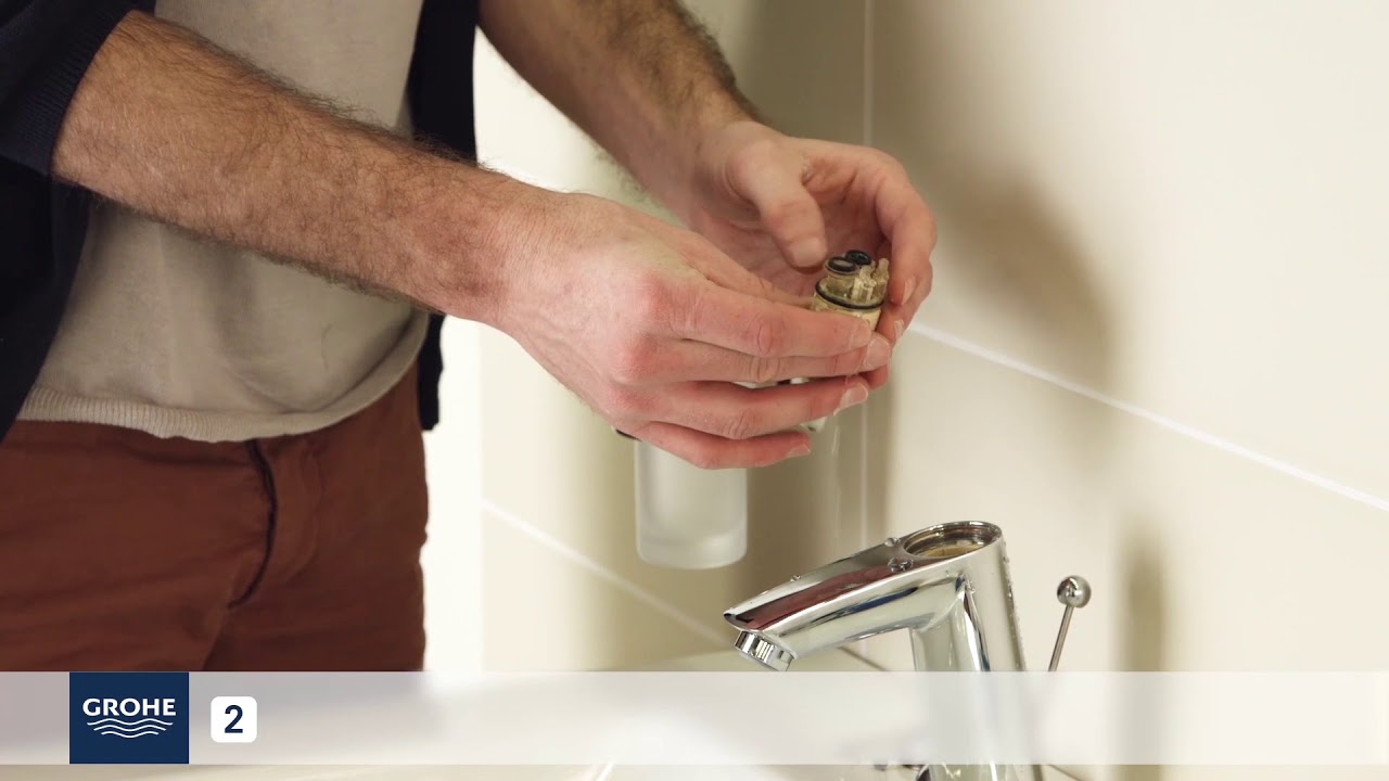 Cum se schimba cartusul la bateria de lavoar Grohe [RO]