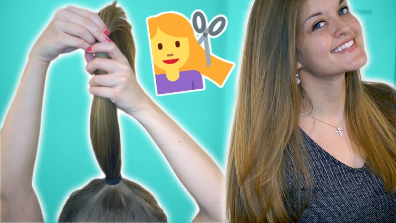 HOW TO CUT YOUR HAIR IN LAYERS - PONYTAIL METHOD | TypiKelly