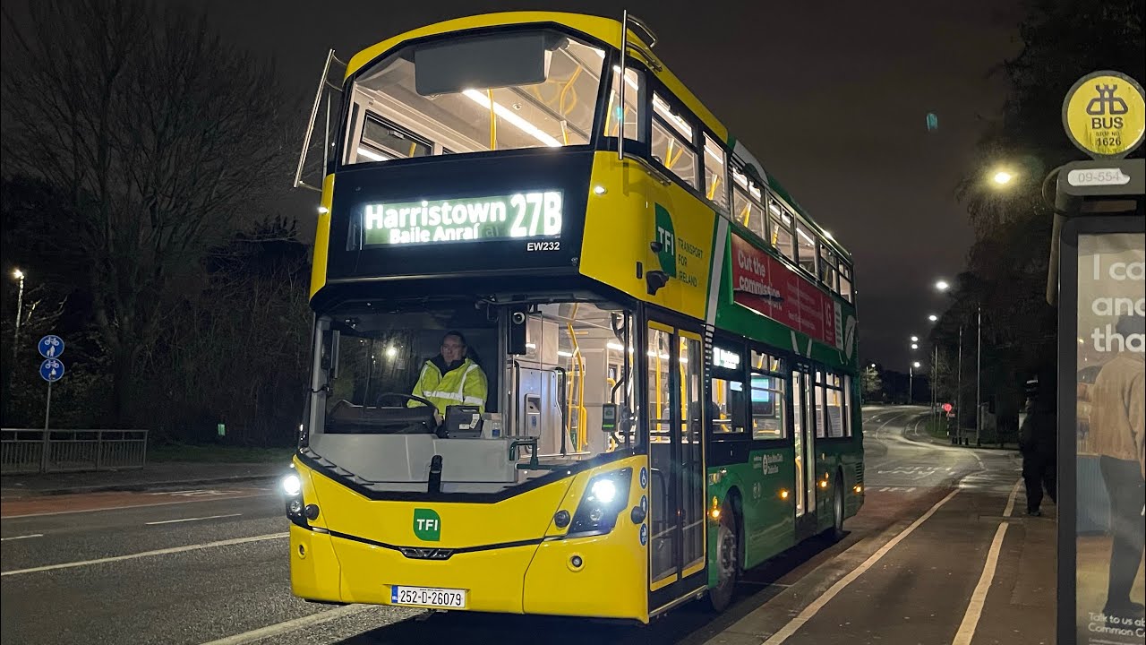 *Brand New* Dublin Bus | Wright StreetDeck Electroliner | EW232 (252-D-26079) | 27B to Harristown