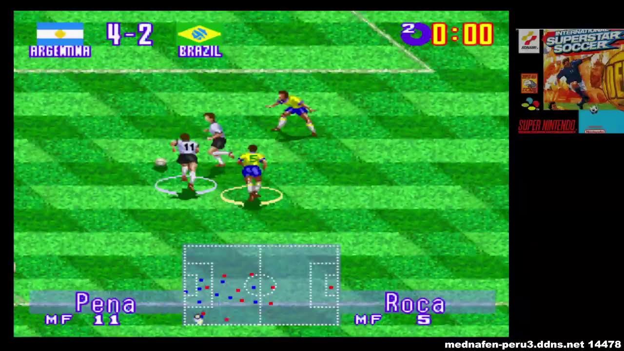International Superstar Soccer Deluxe [SNES] online World Series - Directo 2