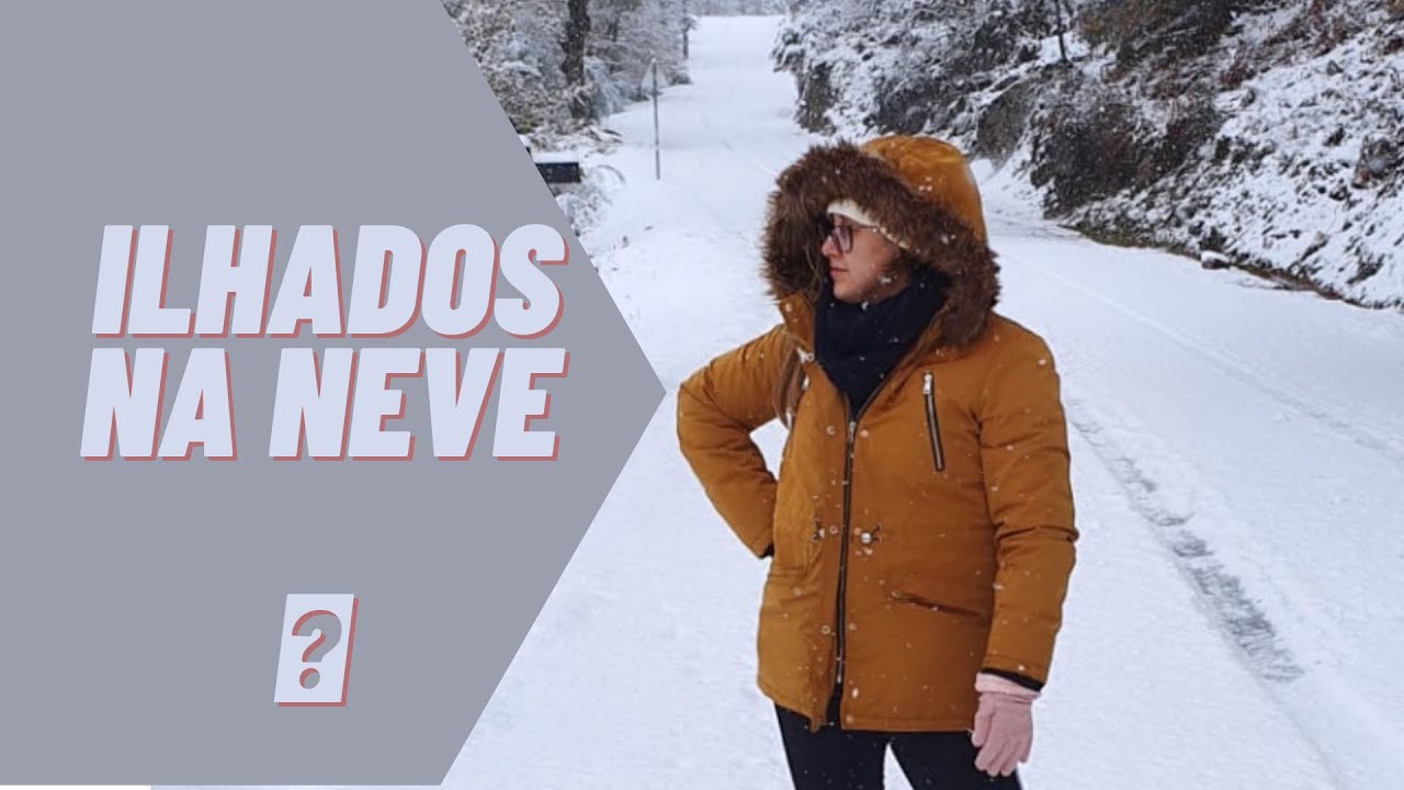FICAMOS  PRESO NA NEVE EM PLENA TEMPESTADE “DORA”