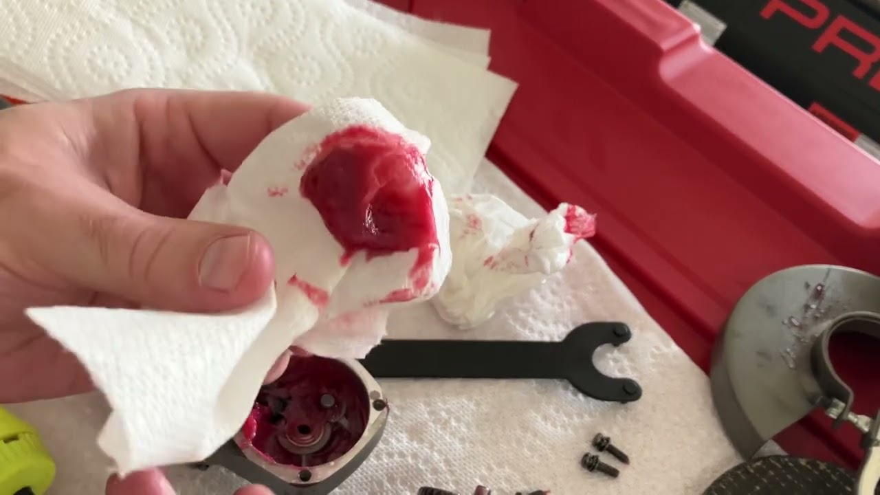 Bauer angle grinder grease pack update part 3