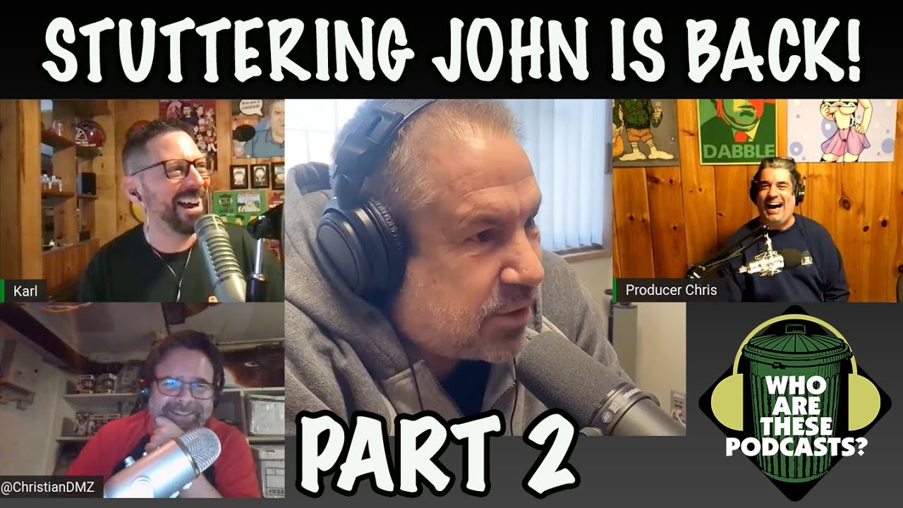 Stuttering John Uses Every Hack Joke During Radio Interview (w/ Christian Bladt)