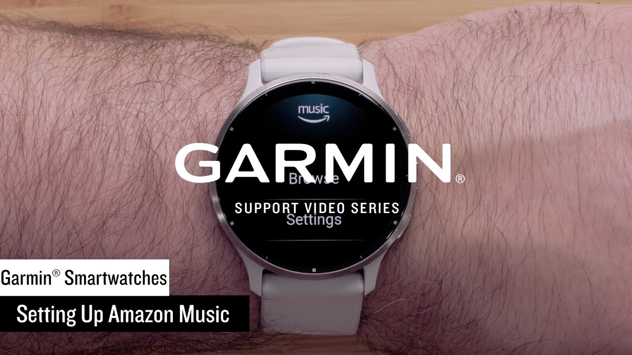 Поддержка Garmin | Умные часы | Настройка Amazon Music