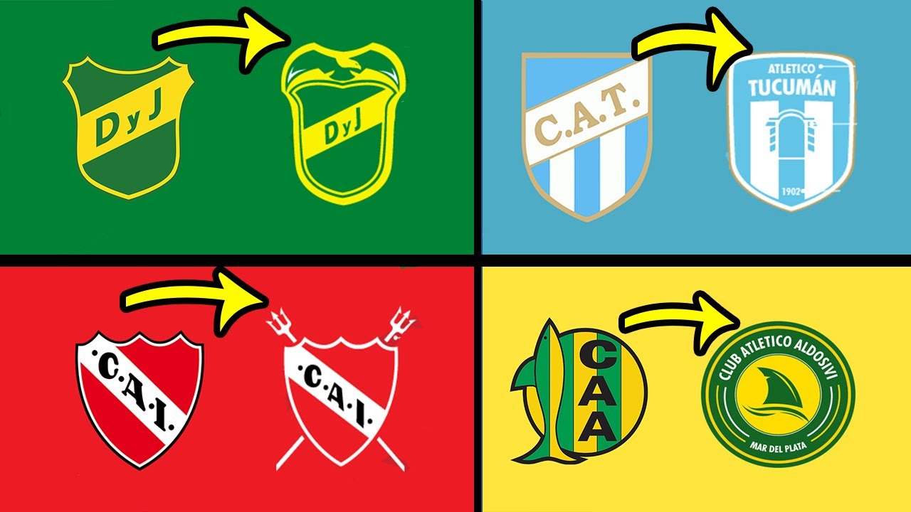 MODERNIZANDO los ESCUDOS de la SUPERLIGA ARGENTINA | ESCUDOS ARGENTINOS al ESTILO EUROPEO/MODERNO