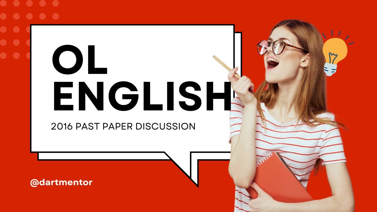 O/L English 2016 Past Paper Mastery in Just ONE Hour