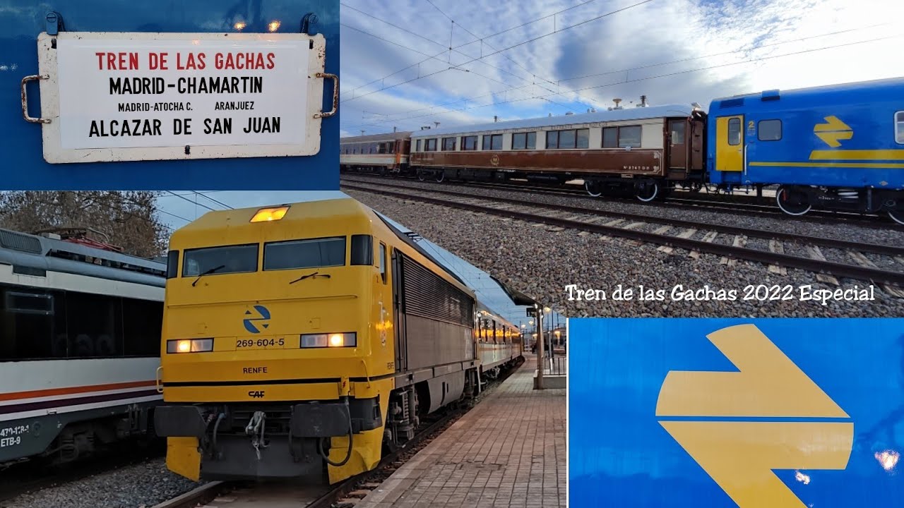 Ferrocarril Español: Tren de las Gachas 2022 Especial a Alcazar de San Juan