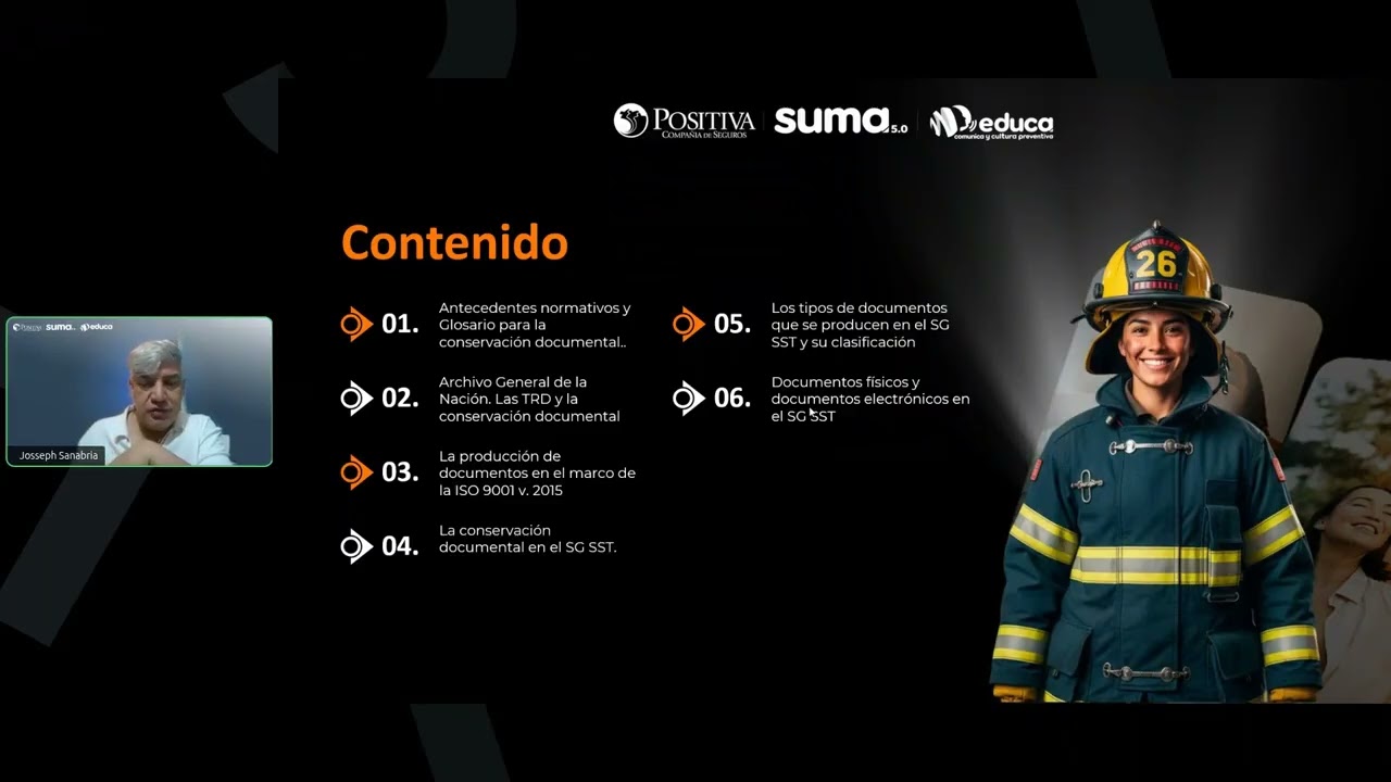 Sesión 1: Importancia del archivo documental del SG-SST y su tabla de retención