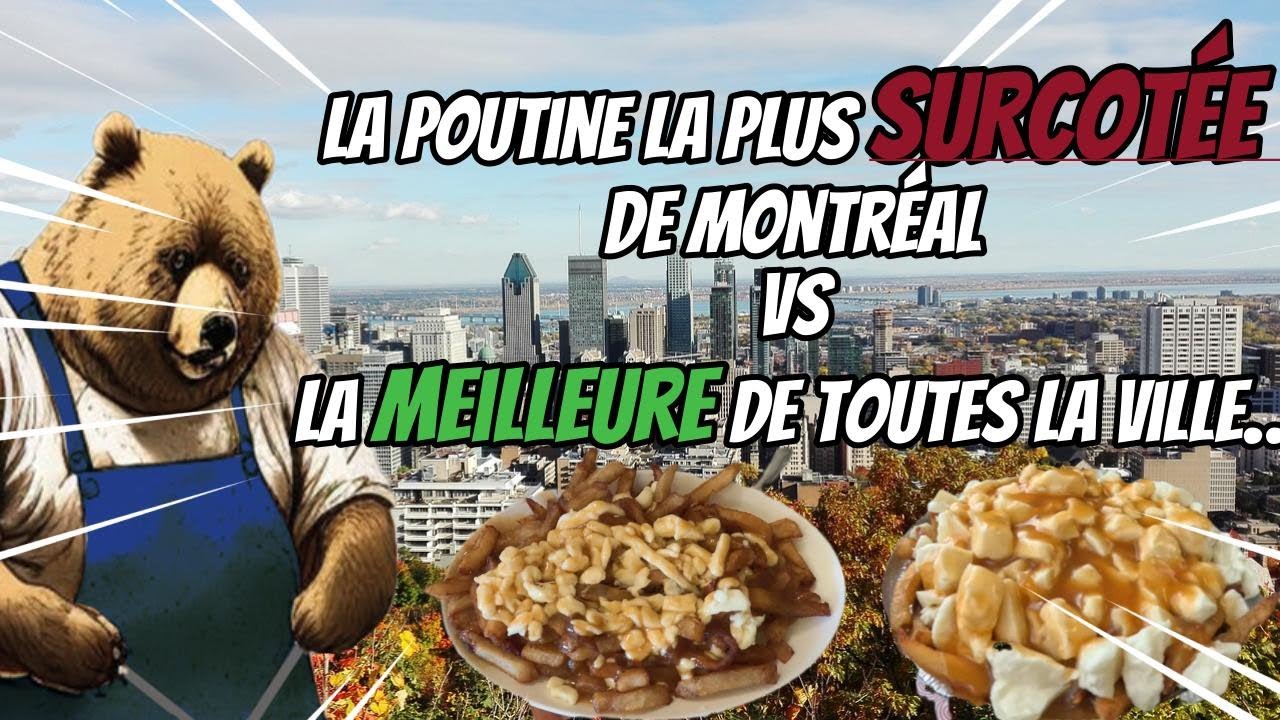 je mange la pire POUTINE de Montréal et La best du Québec