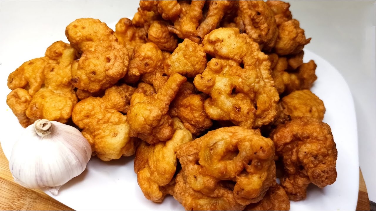 Цветная капуста в панировке ✅ такая вкусная с 👉 чесночным соусом.
