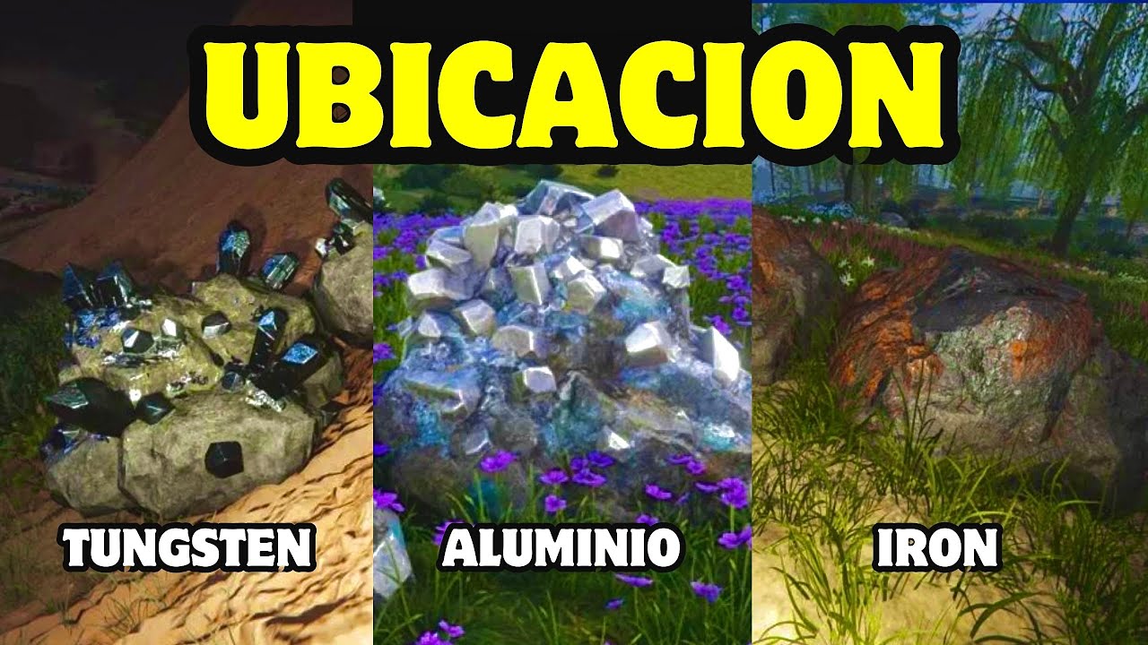 DONDE CONSEGUIR ALUMINIO, IRON Y TUNGSTENO FÁCIL 🤩 ONCE HUMAN 🔥 (UBICACION)