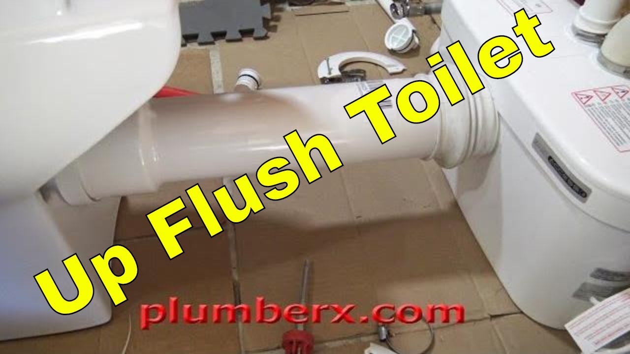 Up Flush Toilet 6/10 | How To Plumbing
