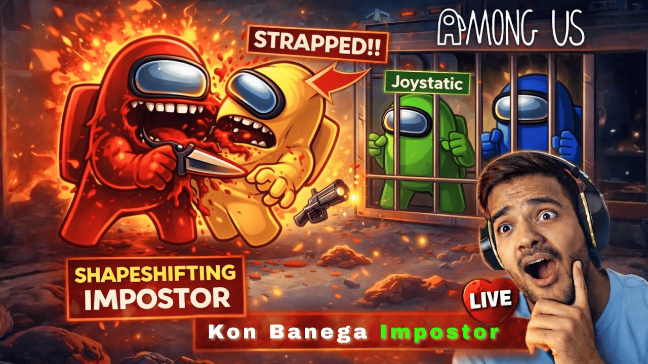 🔴 LIVE: Among Us | New Impostor Roles Unlocked 👑