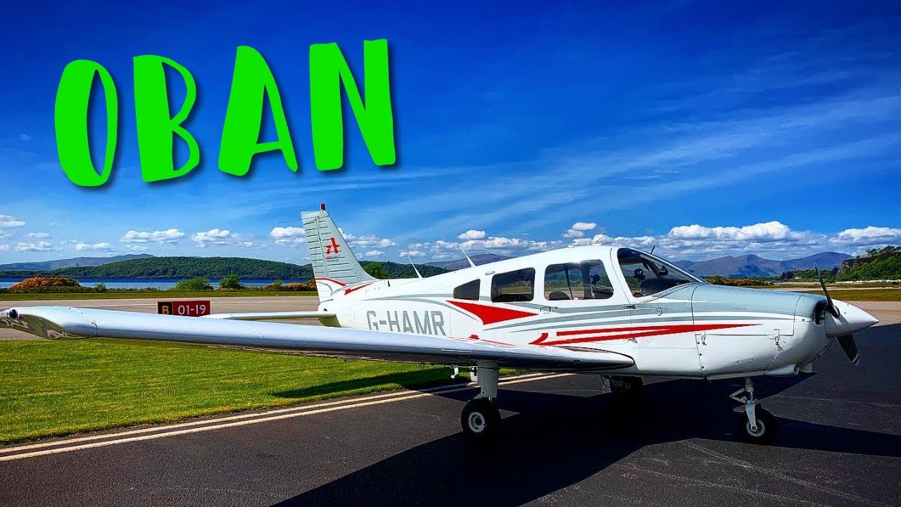 Perth to Oban | AMAZING VIEWS!! | Piper PA28 | ATC Audio