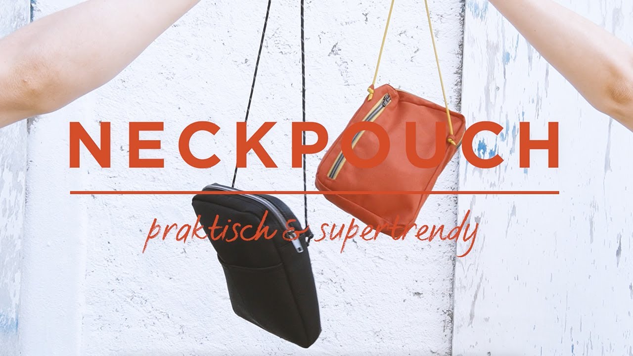 DIY Umhängetasche Neckpouch - Tutorial von KREANDO
