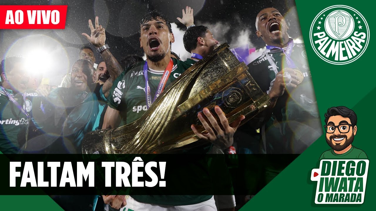 PALMEIRAS CAMPEÃO PAULISTA! TEMPORADA AINDA TEM MAIS 3 CAMPEONATOS!