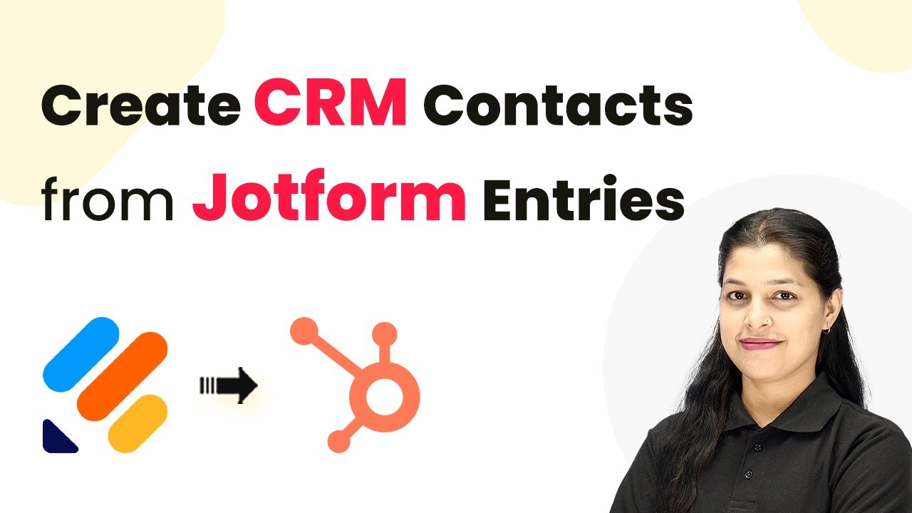 Create CRM Contacts Automatically from Jotform Entries