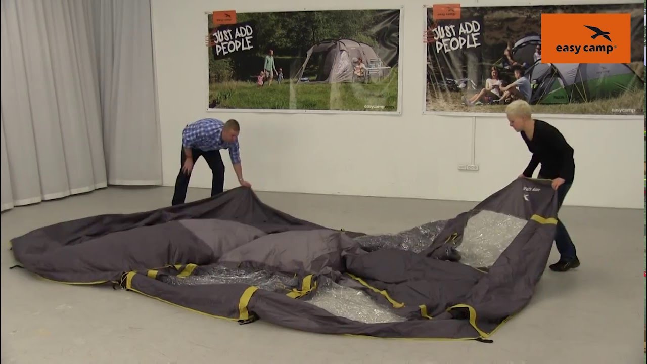 Easy Camp Huntsville 400 - 500 Tent Pitching Video | Just Add People