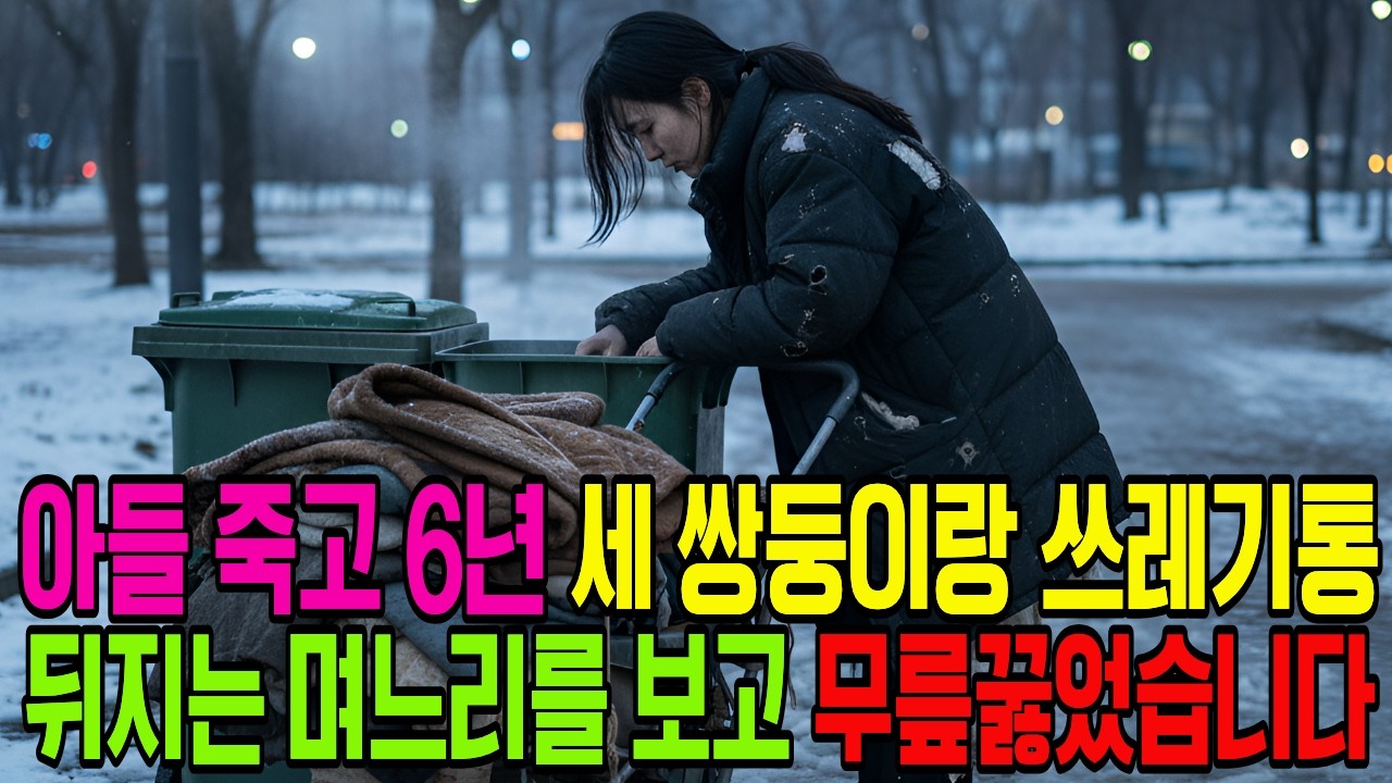 아들죽고6년 잘살고 있는줄 알았는데 세쌍둥이랑 쓰레기통 뒤지는 며느리를 보고 무릎꿇었습니다ㅣ노후사연ㅣ감동사연ㅣ오디오드라마ㅣ